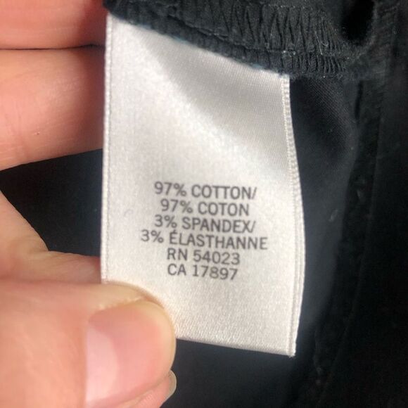 Banana‎ REPUBLIC FACTORY Black Pencil Skirt 2 Front Pockets Sz 8 - Picture 3 of 5